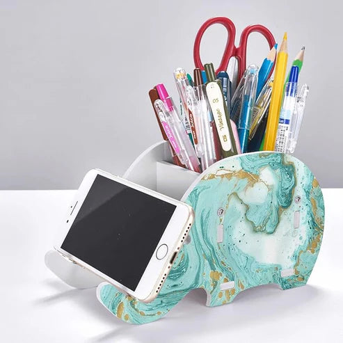 Elephant Pen Holder Storage Box