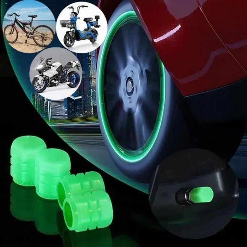 Car Luminous Tire Valve Cap(4 pcs set)